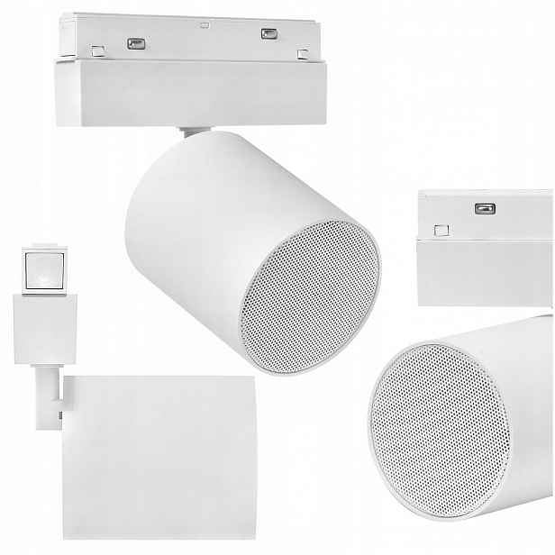 Magnetický Reproduktor 10W PW20, Magnetický Montážní Systém Bluetooth, Bílý
