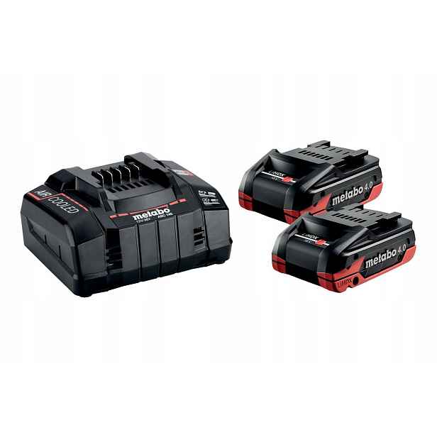 Metabo Akumulátor 18V 4,0Ah Lihd Xtreme 2ks Nabíječka Asc 290