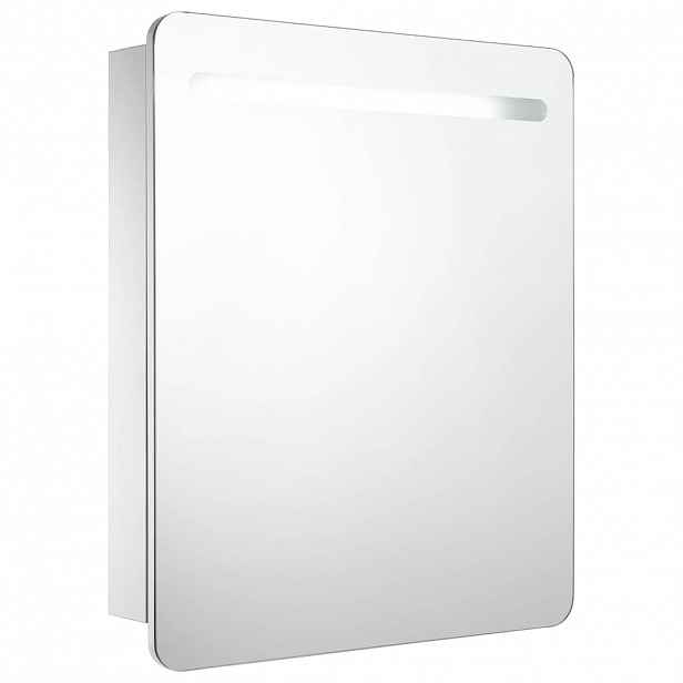 vidaXL LED koupelnová skříňka se zrcadlem 68 x 9 x 80 cm