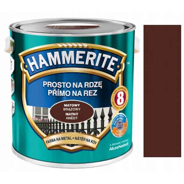Hammerite Přímo Na Rzi Matný Bronz 2,5 L