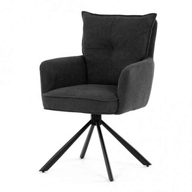 Jídelní židle Autronic šedá látka HC-X1128 GREY2