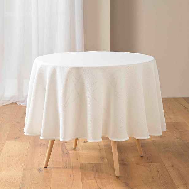 Ubrus z žakáru ø 180 cm Stella – douceur d'intérieur