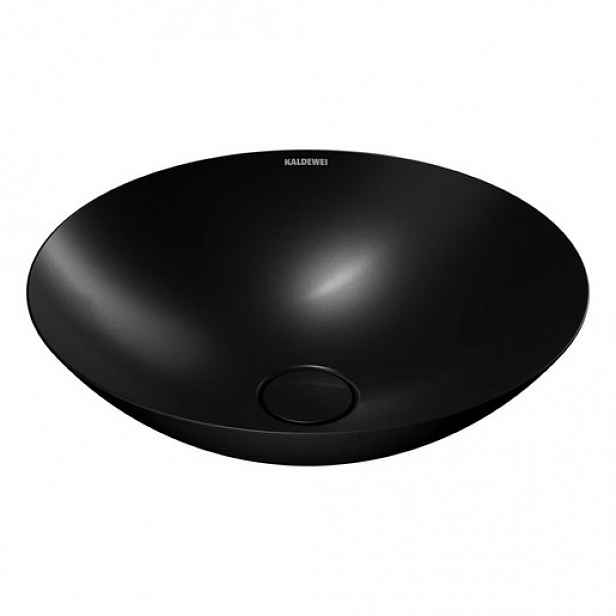 Umyvadlo na desku Kaldewei Avellino 45x45 cm černá mat bez přepadu 912206003676