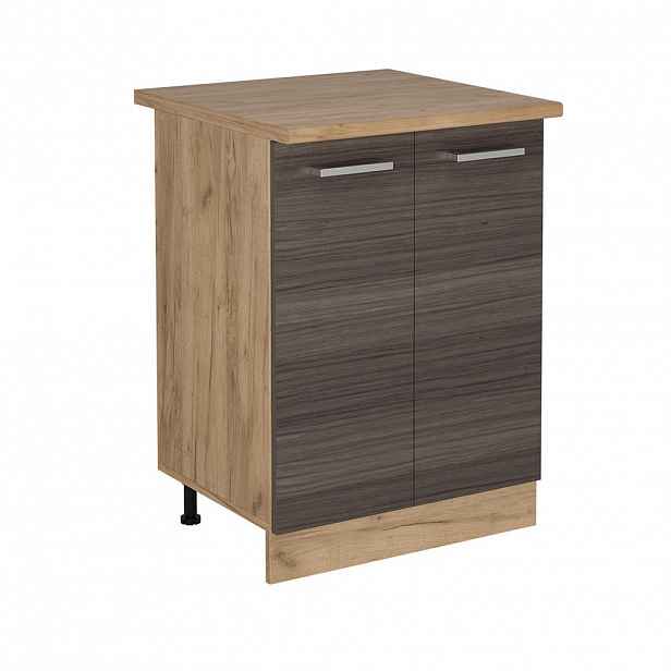 Vicco SPODNÍ SKŘÍŇKA KUCHYŇSKÉ LINKY R-Line Ušlechtilá šedá 60 cm , PD Dub