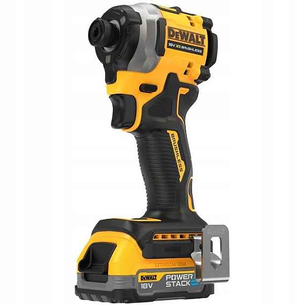 DeWalt DCF850E2T aku rázový utahovák 18V/2*1,7Ah, 205Nm, 1/4", Powerstack,
