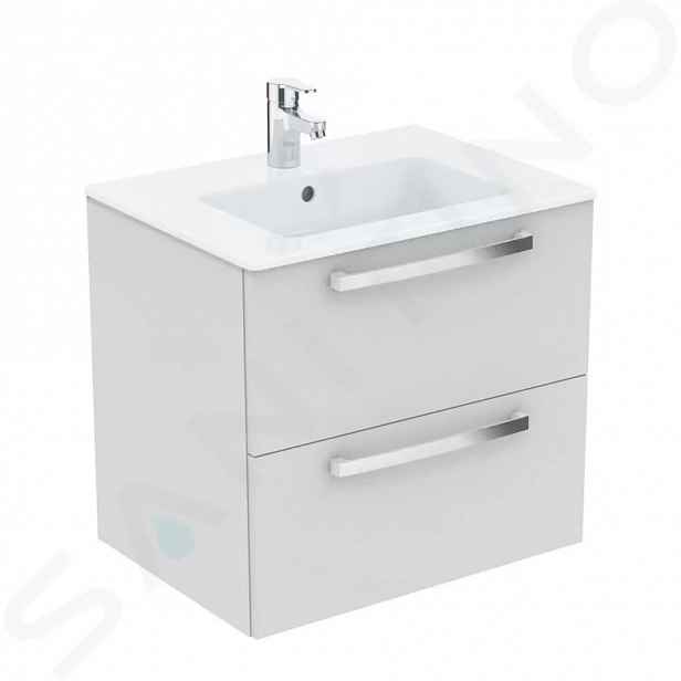 Ideal Standard Skříňka s umyvadlem 610x450 mm, 2 zásuvky, dekor bílý lak K2979WG
