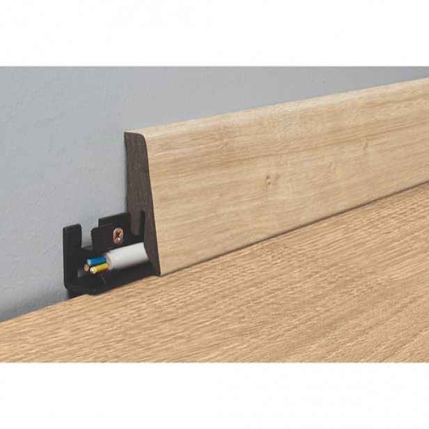 Lišta soklová Naturel hnědá, MDF, délka 260 cm, L58C8483