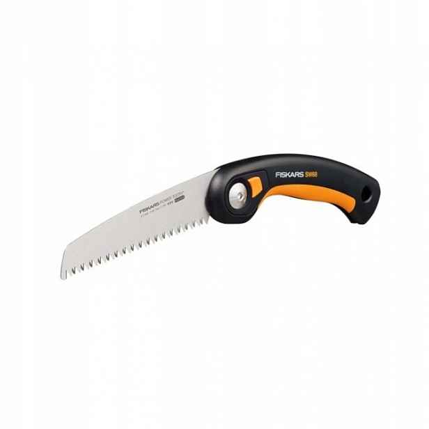 Ruční skládací pila Fiskars Plus SW6, řezání větví stromu, 16 cm, SoftGrip