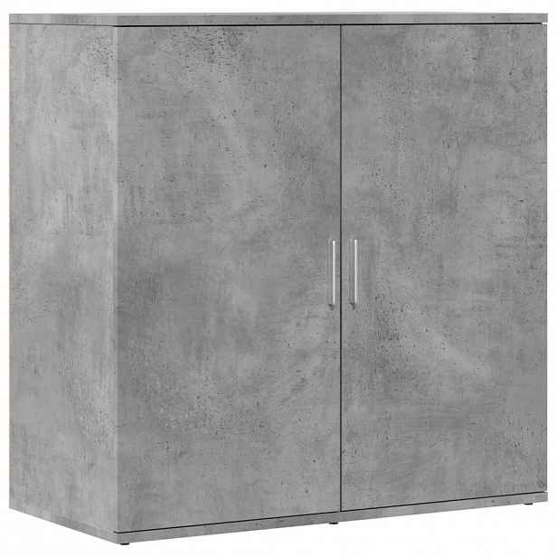 vidaXL Příborník betonově šedý 79 x 38 x 80 cm kompozitní dřevo