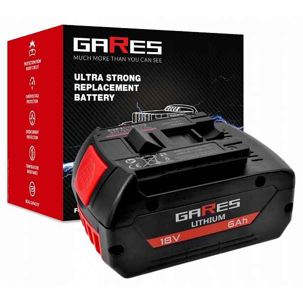 Akumulátor Gares pro Bosch ProCORE Gbl Gsr 18V 6Ah