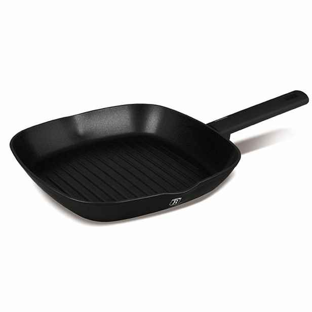 BERLINGERHAUS Pánev grilovací 28 cm Matte Black Collection BH-8183