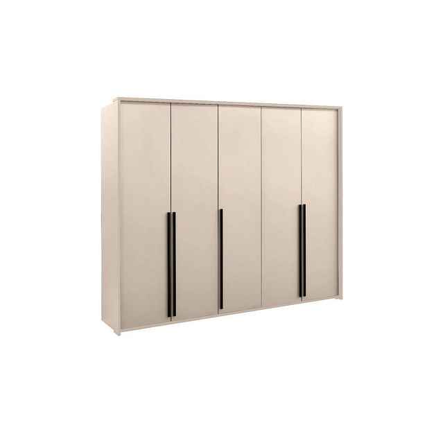 MASSENO ŠATNÍ SKŘÍŇ S OTOČNÝMI DVEŘMI AZIR, 255/217/65 cm 4dveřová, béžová