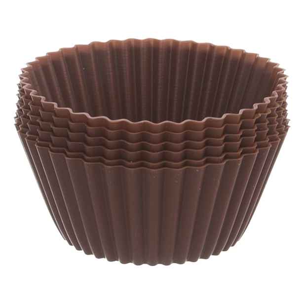 Silikonové formy na pečení muffinů v sadě 12 ks ø 5,5 cm – Orion