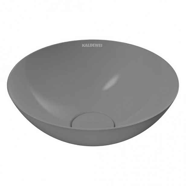 Umyvadlo na desku Kaldewei Avellino 30x30 cm cool grey bez přepadu 912006003663
