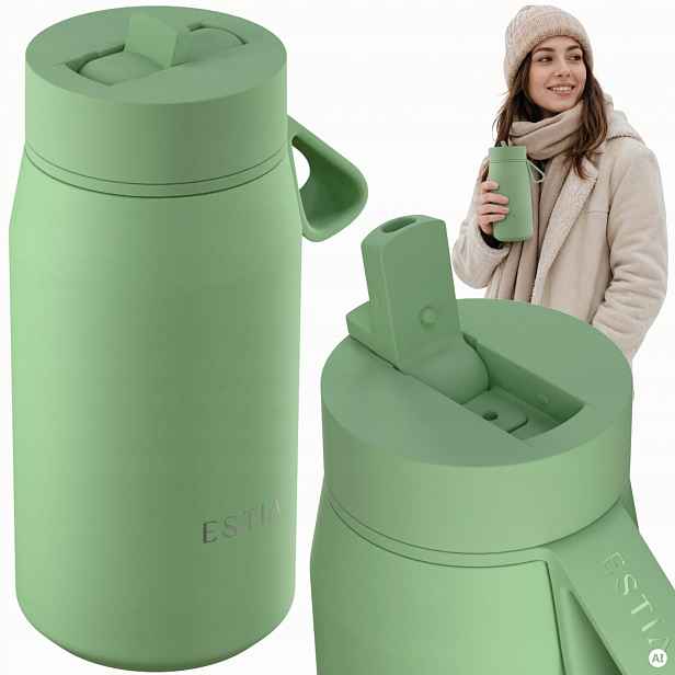 Termohrnek 360 Ml na čajovou kávu Termos s držákem do auta pro turistiku
