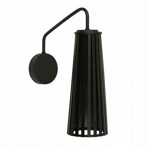 Černá nástěnná lampa Dover moderní nad postel v ložnici Nowodvorski