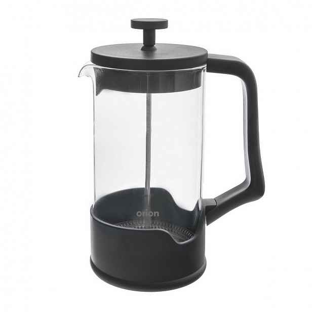 Orion Konvice French press Black, 1 l, 1 l