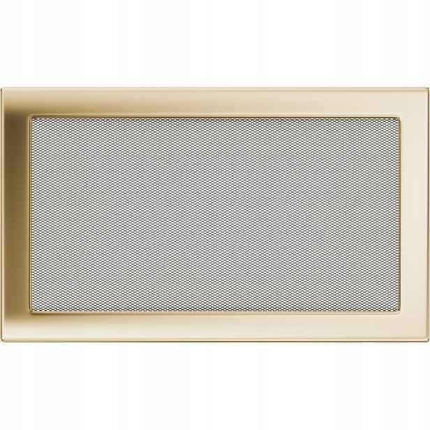 Ventilační mřížka do krbu 22x37 pozlacená