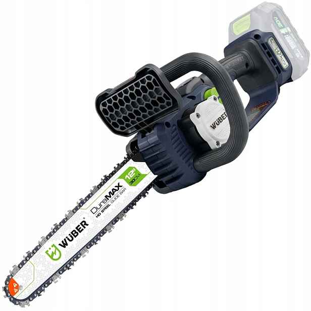 Wuber W04371, 20V aku řetězová pila 12", motor, 10,5 m/s, 6200 ot/min