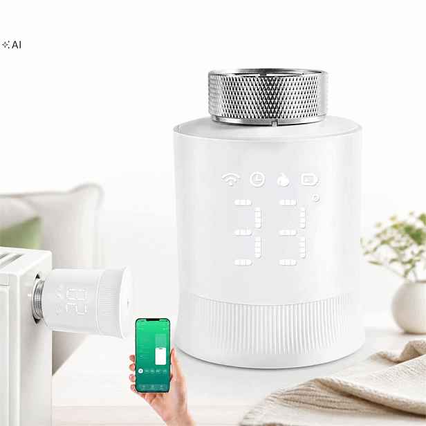 Trvzb Inteligentní Termostatická Kartuše ZigBee LCD ovladač