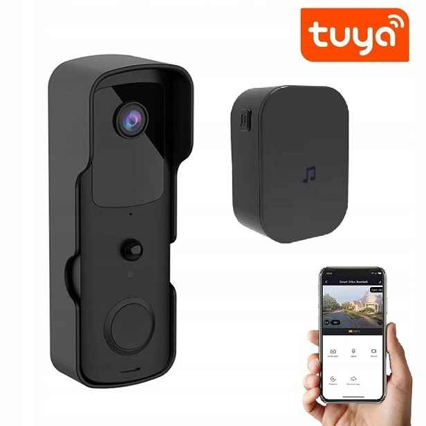 Videodomofon Kamera Wifi Full Hd Interkom Pro Tuya Smart Polský Zvonek