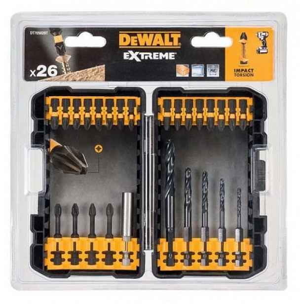 DeWALT DT70502BT Sada Bitů Pro Vrtáky Udar 26 Č.