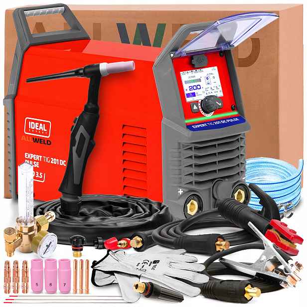 Svářečka Ideal Expert Tig 201 DC Pulse Pro 3.5 Bodové Svařování 230V 200A