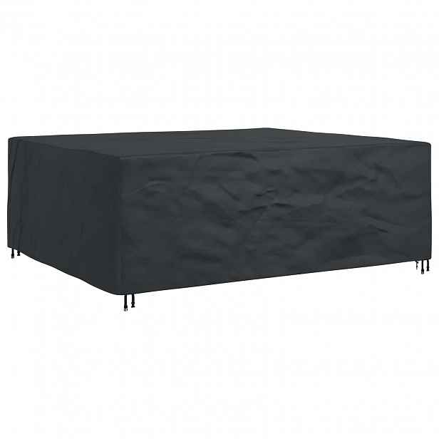 vidaXL Pokryv na nábytek Jednobarevný Černá 300 x 250 x 70 cm 210D