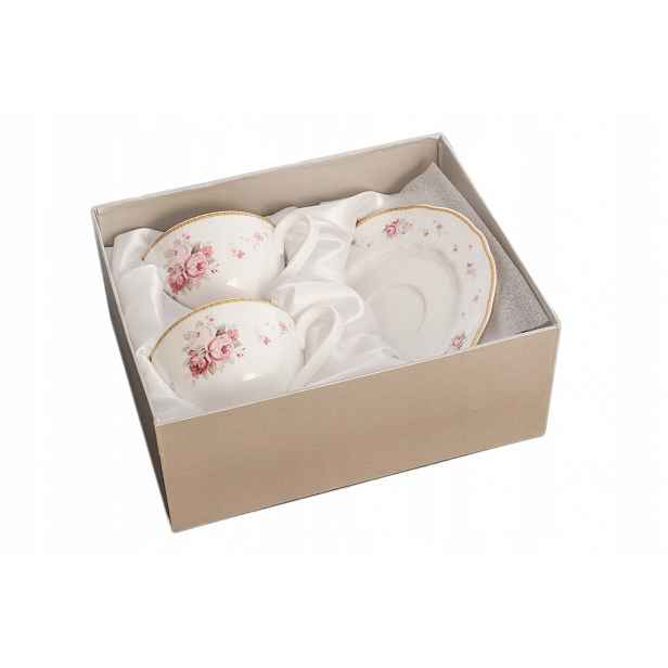 2 Šálky Kostkového Porcelánu Jako Dárek V Krabičce