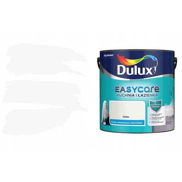 Barva Dulux EasyCare Kuchyň a koupelna Bílá 2,5 l