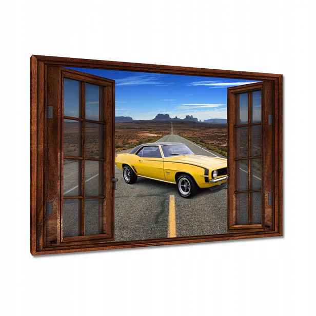 Obrazy 90x60 Žlutý Chevrolet Ss Auto