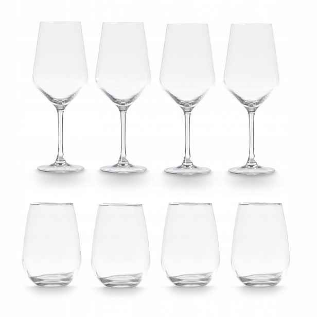 Sada Sklenic A Skleniček 8 Ks Sklo 480 ML 620 ML