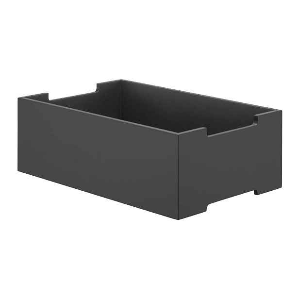 Antracitový úložný box 25x39x14 cm Kasane M – Blomus