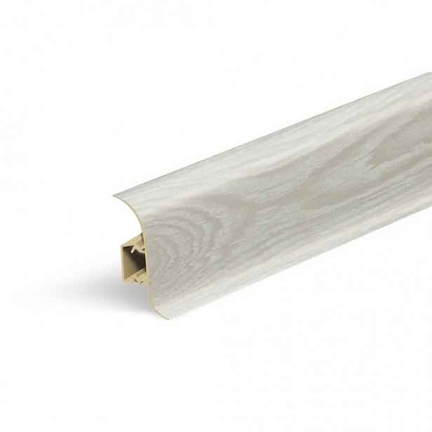 Lišta soklová Naturel dub Arctic , PVC délka 250 cm, výška hrany 56 mm, NATNGF0G0
