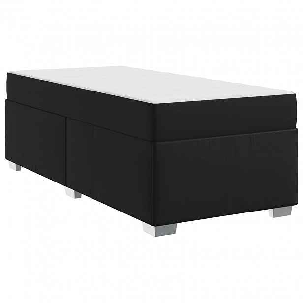 vidaXL Rám postele Černá 100 x 200 cm PVC