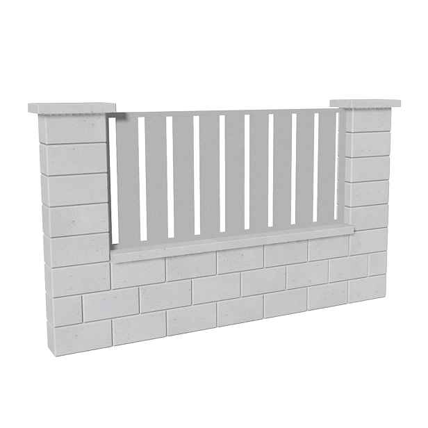 Výplň plotová DEKMETAL STECCA MMA96 white aluminium