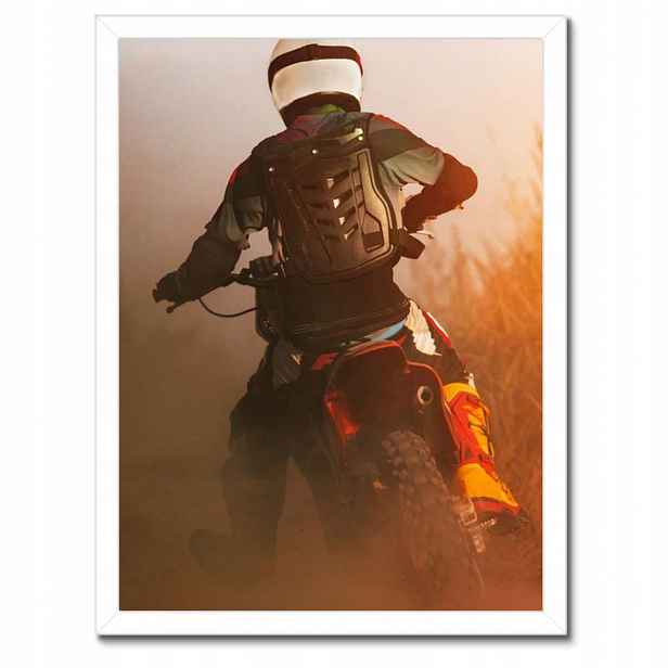 Plakáty v rámu 30x40 Motokros Motocykl Motor