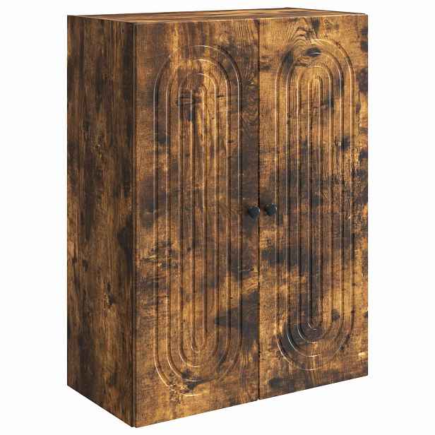 vidaXL Nástěnná skříň Kouřový dub 66 x 34,5 x 90 cm Kompozitní dřevo