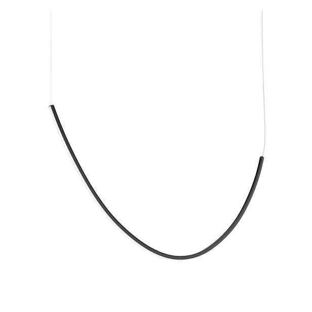 Černé hliníkové LED závěsné svítidlo ALVAR – Thoro