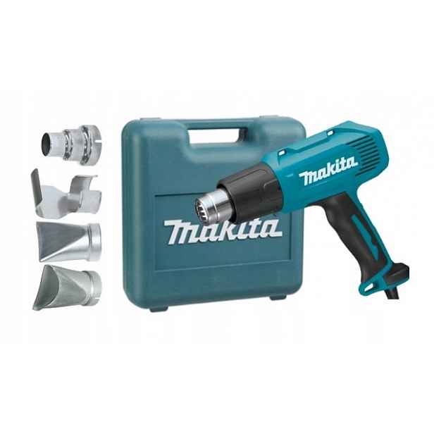 Horkovzdušná Pistole Makita HG5030K 1600W 4 Trysky Kufr