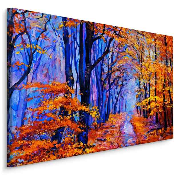 Plátno Modro-Oranžový Les Varianta: 40x30