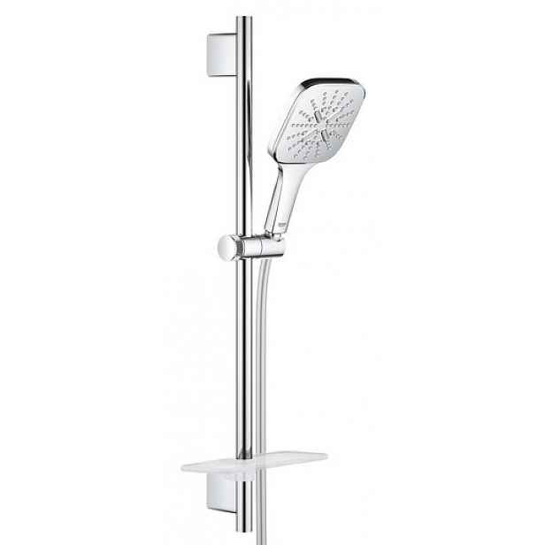 Sprchový set Grohe Rainshower SmartActive Cube na stěnu s poličkou chrom 26583000