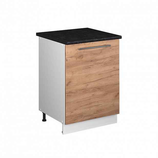 Vicco SKŘÍŇKA POD DŘEZ Fame-Line, Zlatý mocný dub/Bílá, 60 cm