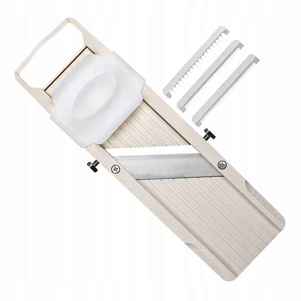 Benriner Classic japonská ostrá mandolína na Zeleniny 64 mm 6,4 cm béžová