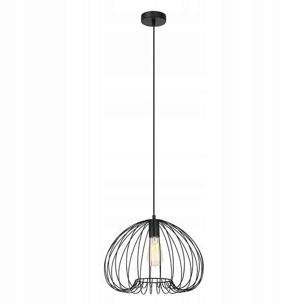 Závěsná lampa Italux Meddi Led moderní černá