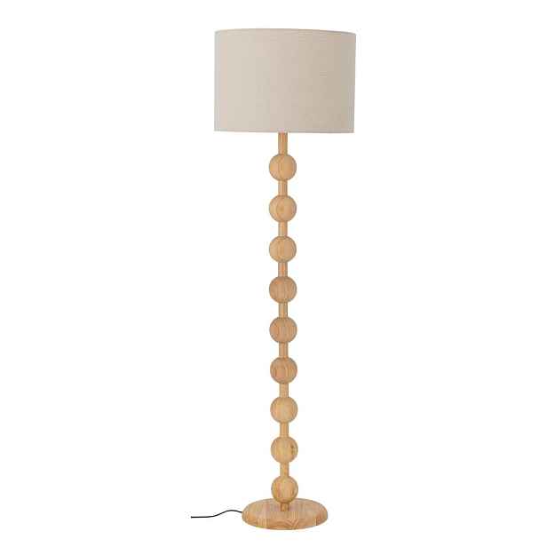 Stojací lampa v přírodní barvě s textilním stínidlem (výška 154,5 cm) Giacoma – Bloomingville