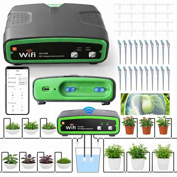 Automatický Inteligentní Systém Zavlažování Rostlin Wi-fi/usb Konev