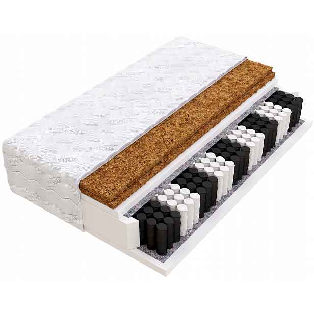 Matrace 140x200 Kokos x2 taštičková H3/H5 tvrdá kapsa Silver Max
