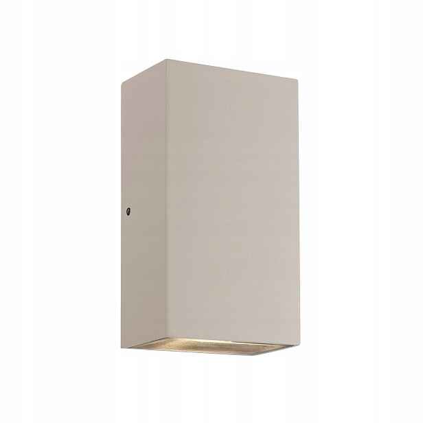 Nástěnná nástěnná lampa Šedá Led lampa 10.5W IP54 Rold Nordlux