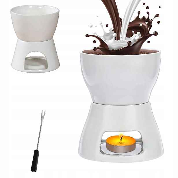 Sada Keramických Ohřívačů Másla Sada Hrnců Na Tavení Fondue